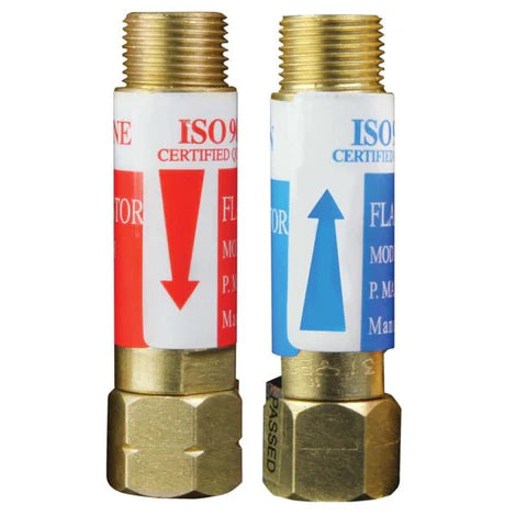 Fashback Arrestors Pre Pack Regulator Mounted 1 X Oxy & 1 X Acet -