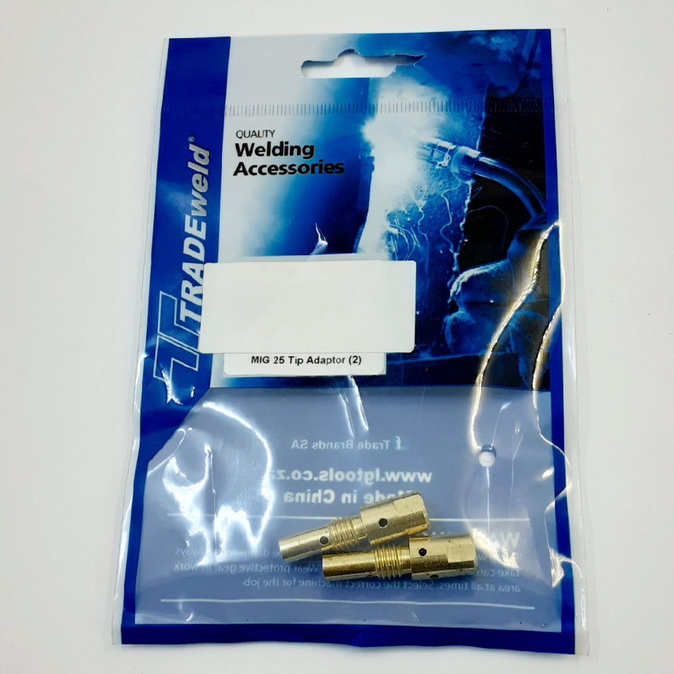 Tip Adaptors For MIG 25  - 2Pc