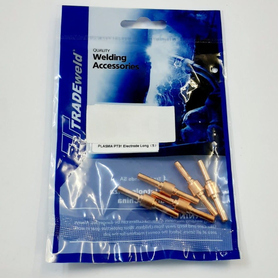 PT31 Electrodes Long For Plasma Torch 5Pc -