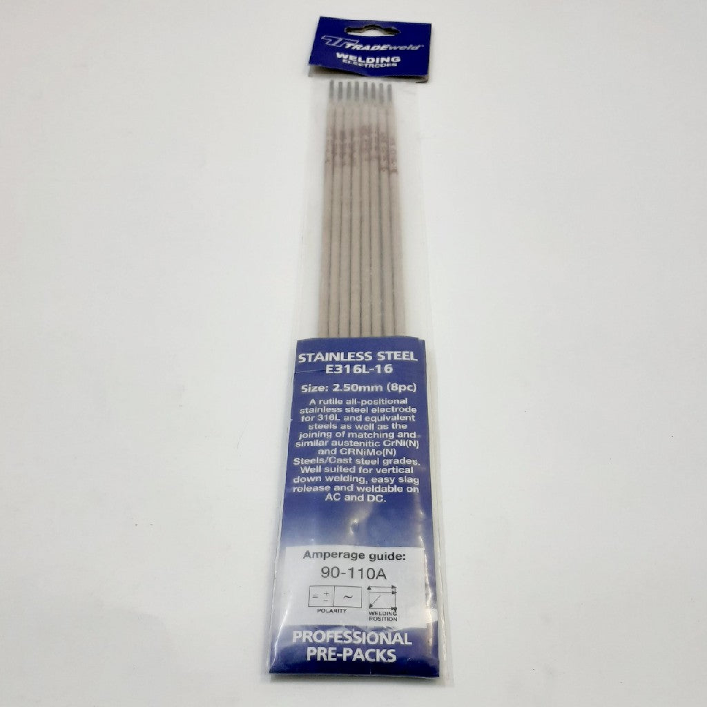 Electrode 316L-16  2.5mm 8Pc -