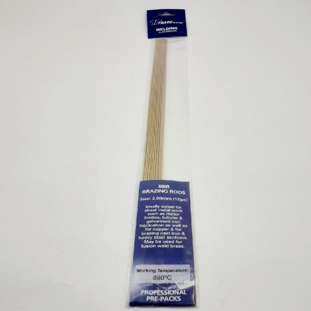 Welding Rods Gas Brazing BBR 2.0mm 10Pc -