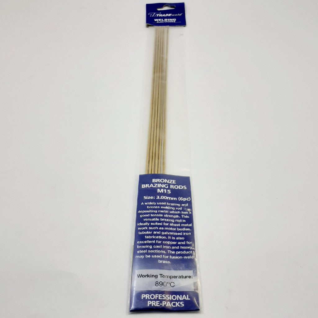 Welding Rods Gas Brazing BBR 3.0mm 6Pc -