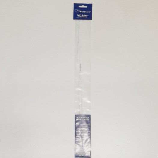 Welding Rod Silver Solder Flux Coated 1.5mm 2Pc -