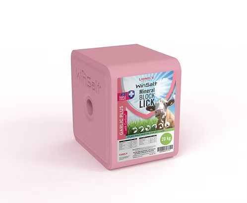 Lionels Livestock Block Garlic Plus 20kg