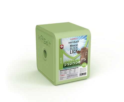 Lionels Animal Feeds Livestock Block Aloe 20KG