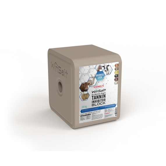 Lionels Animal Feeds Livestock Tannin Inhibitor Block 10KG