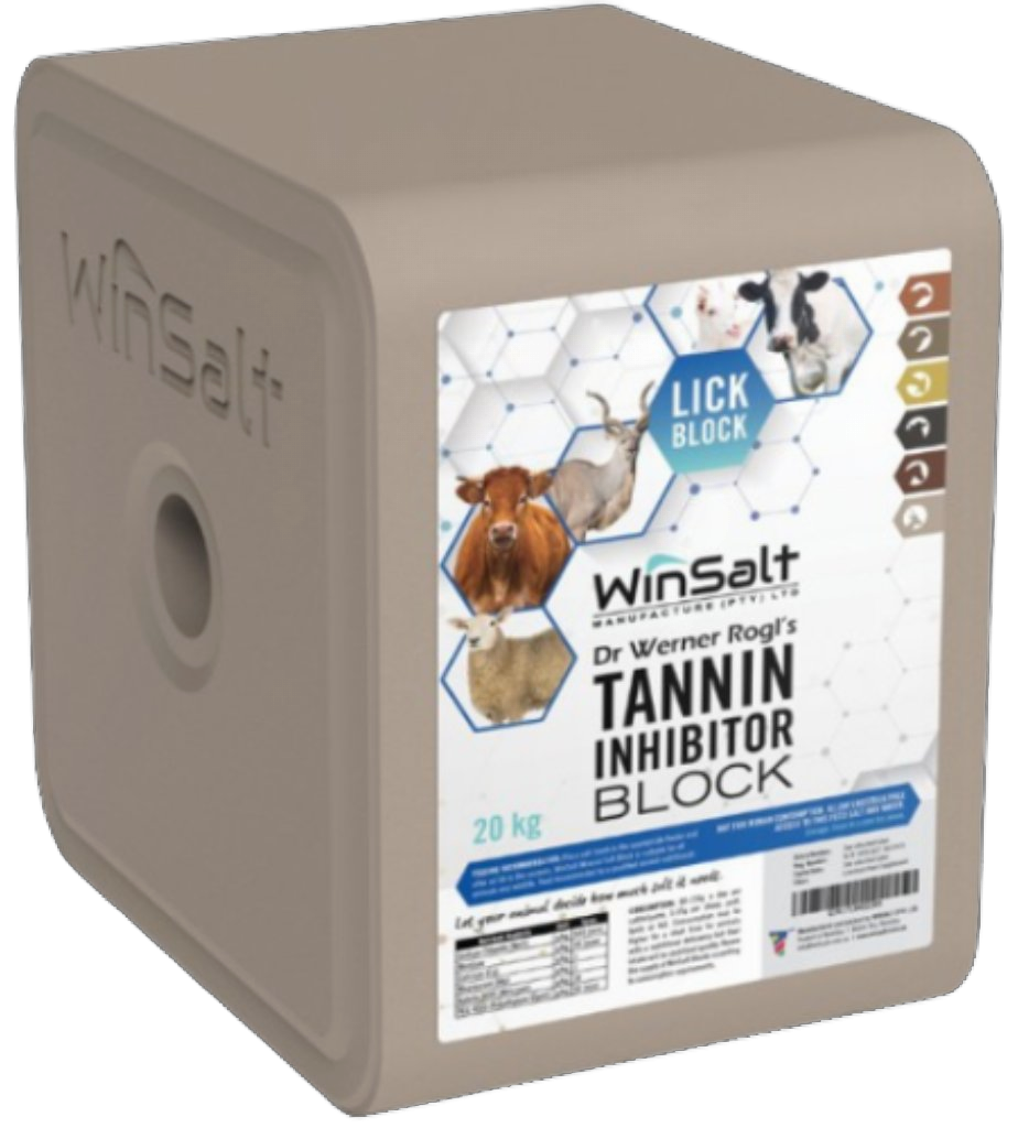 Lionels Animal Feeds Livestock Tannin Inhibitor Block 20KG