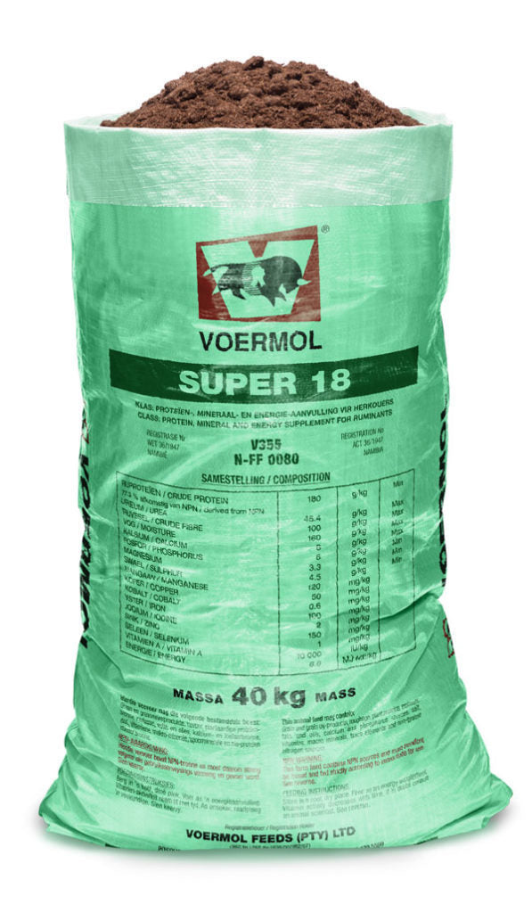 Voermol Super 18 40Kg -