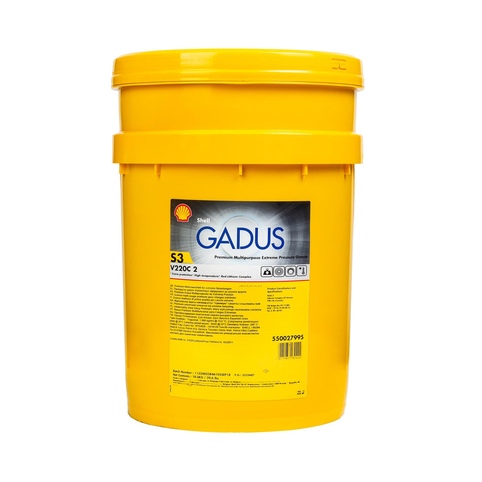Shell Grease Gadus S3 V220 C 2 18Kg -
