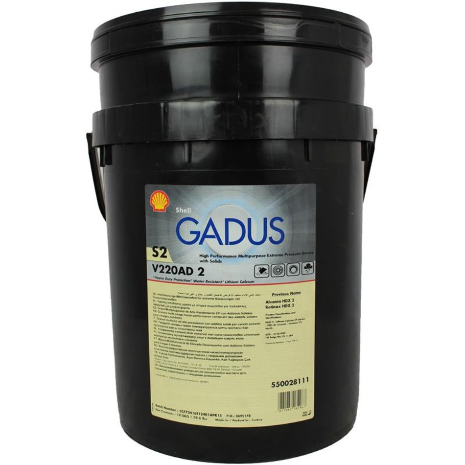 Shell Gadus S2 V220 AD2 18KG -