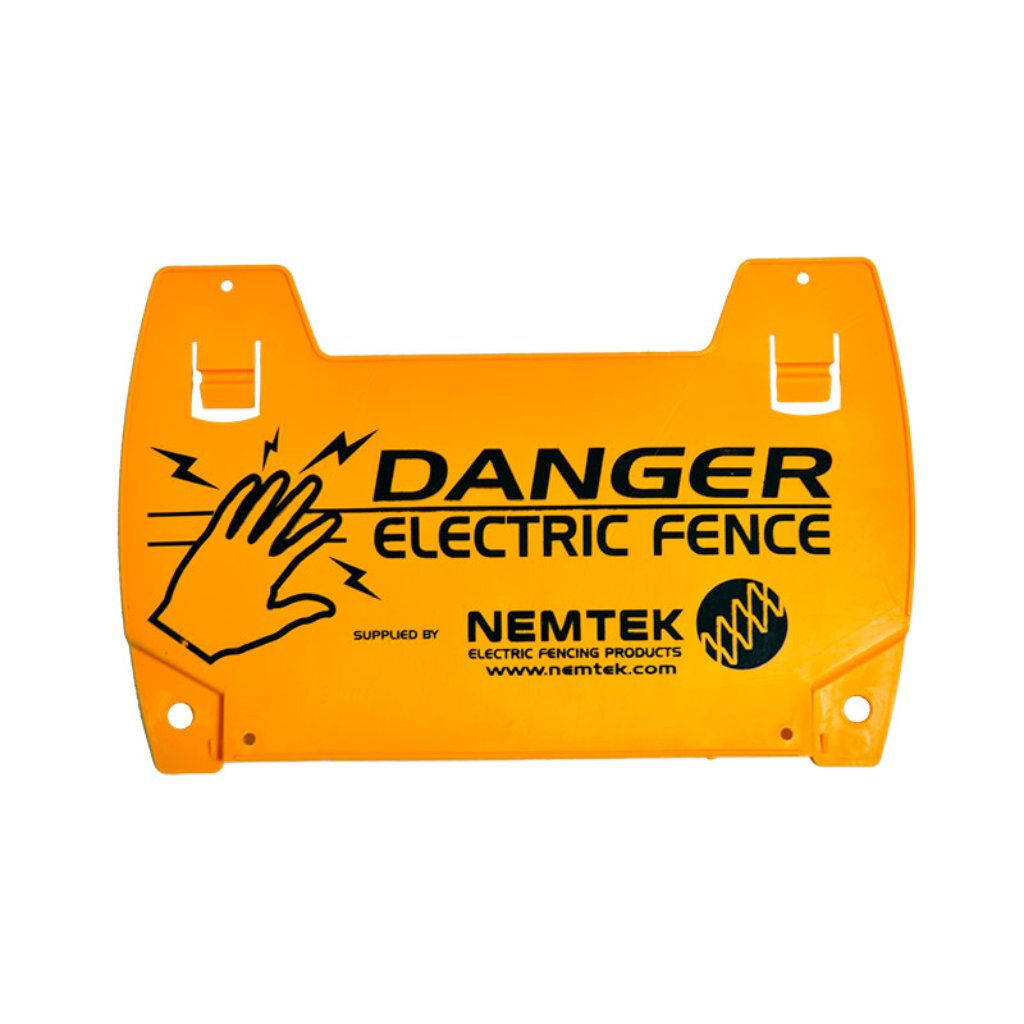 Nemtek Warning Sign Doublesided -