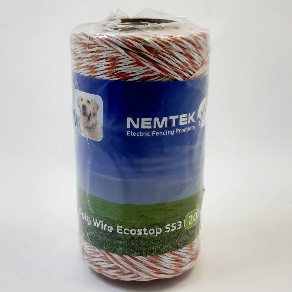 Nemtek Poly Wire Ecostop SS3 200m