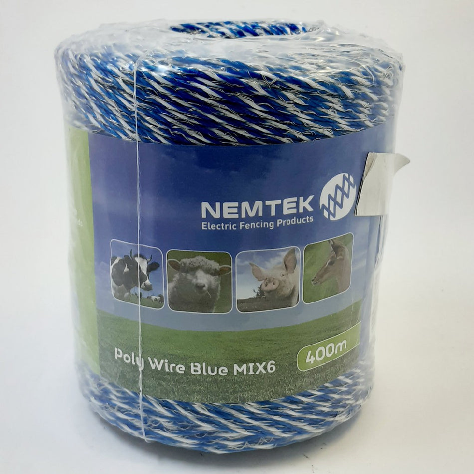 Nemtek Poly Wire Blue Mix 6 400m