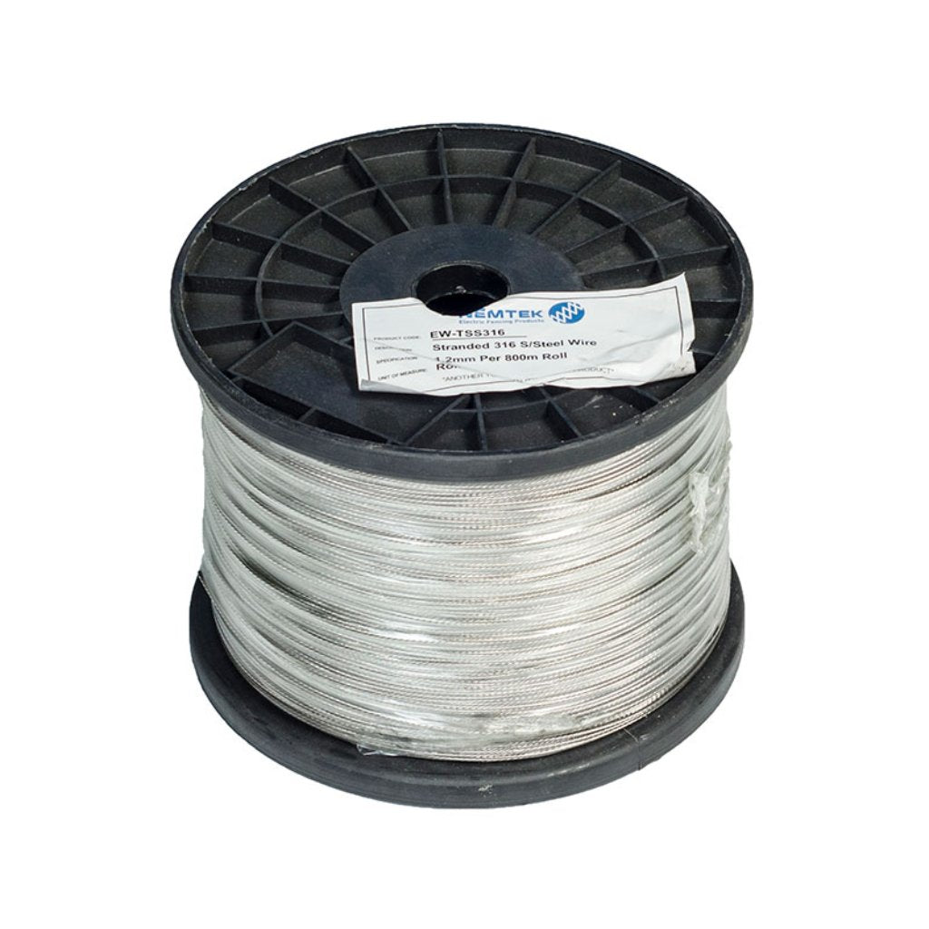Nemtek Wire Stranded S/Steel 1.2mm 800m 5.80kg -