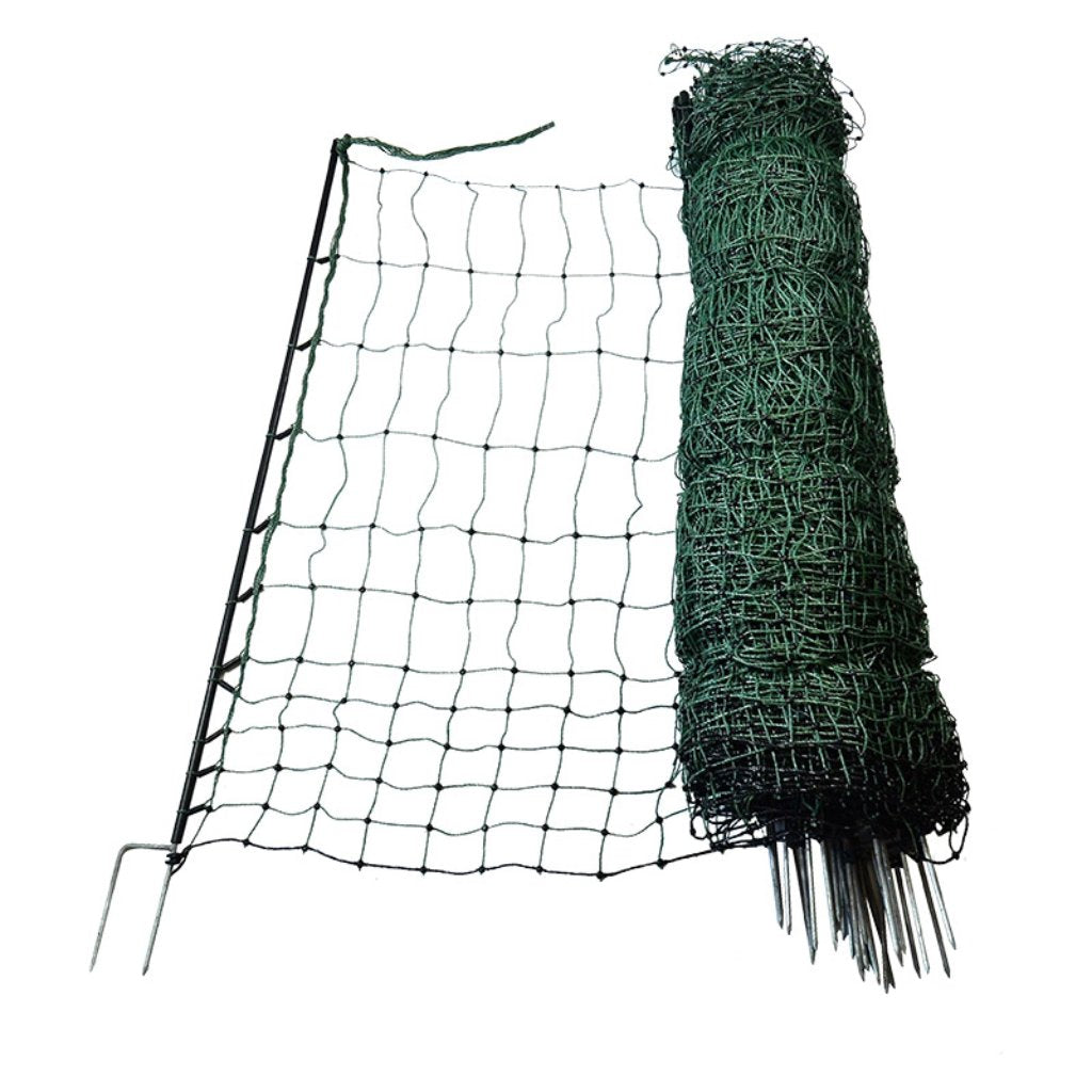 Nemtek Netting Electric For Poultry Green -