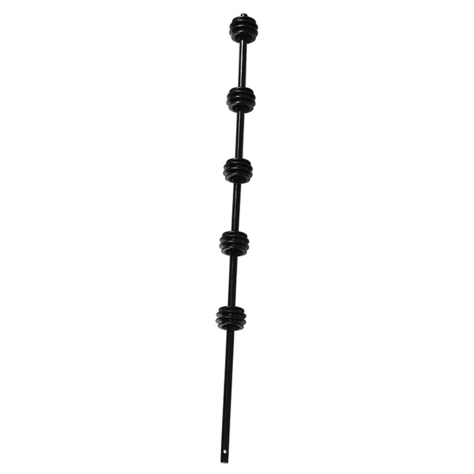 Nemtek Round Bar Bracket With Insulators Black 8