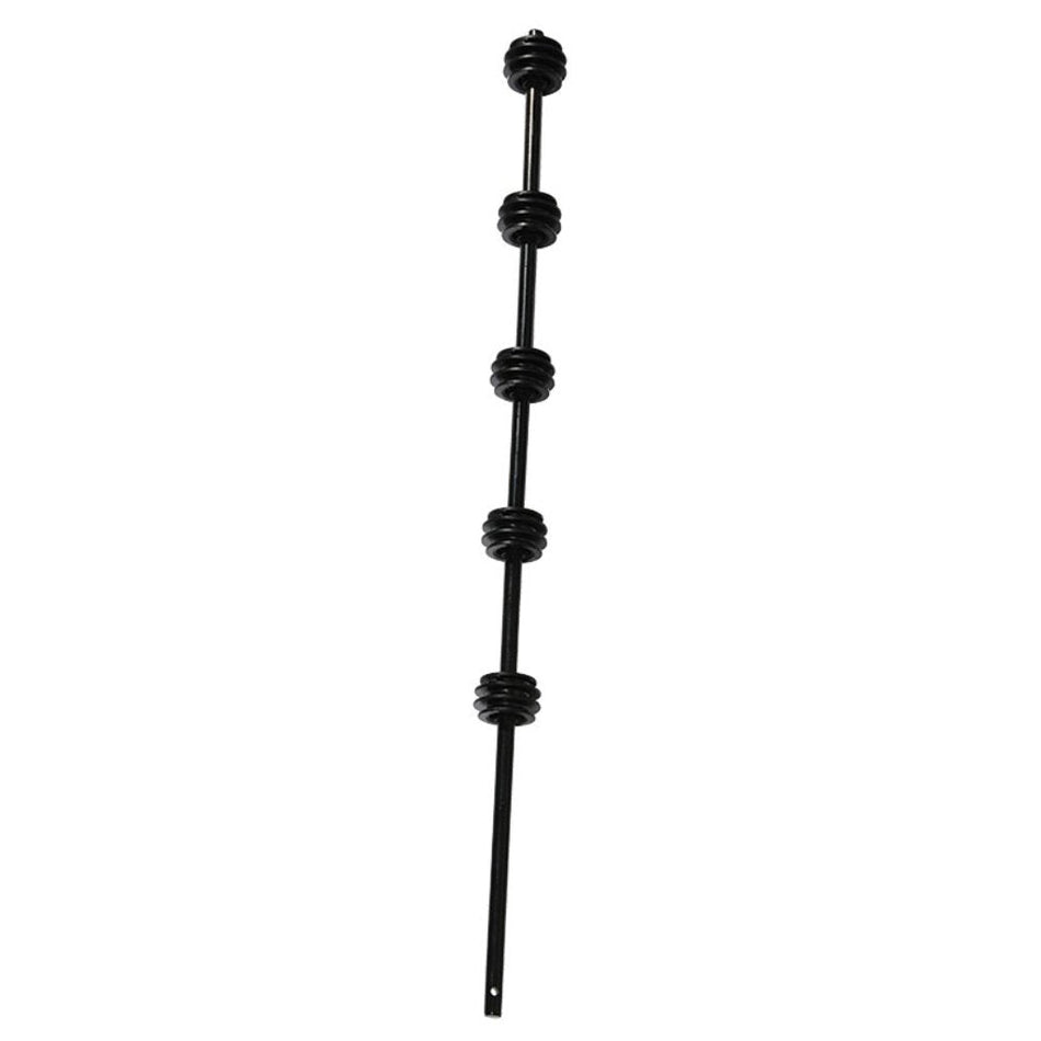 Nemtek Round Bar Bracket With Insulators Black 8
