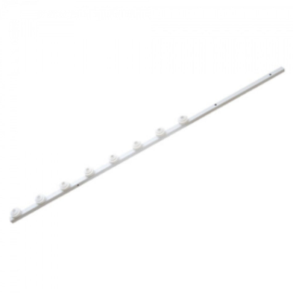 Nemtek Square Tube Bracket Straight White 8
