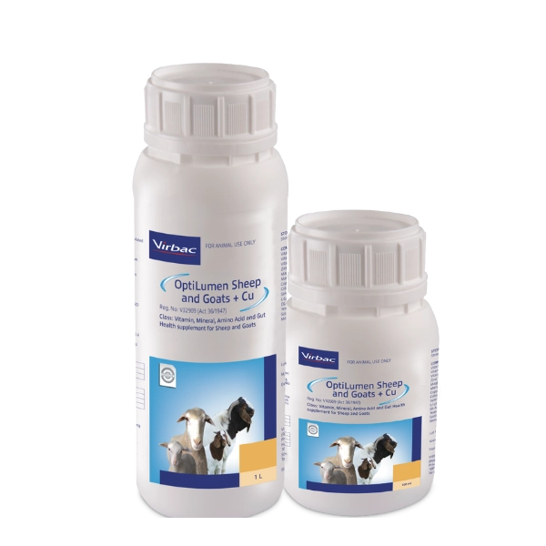 Virbac Optilumen Sheep and Goats + CU  1L -