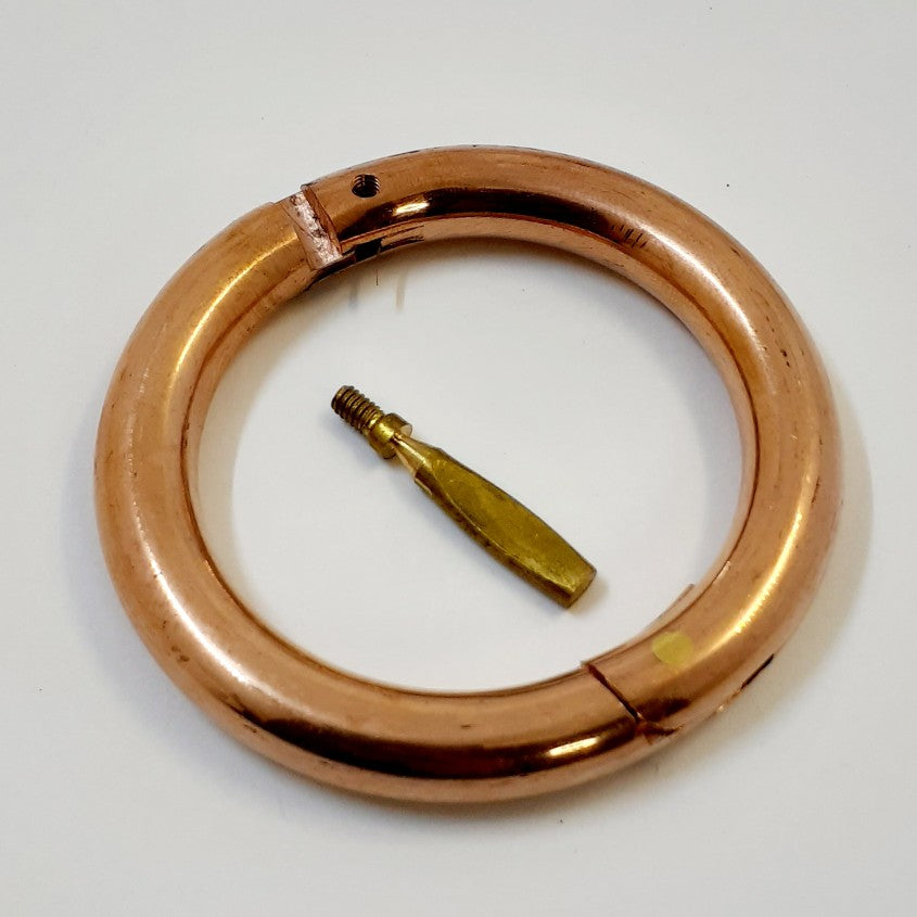 Bull nose Ring Copper 2.5 INCH