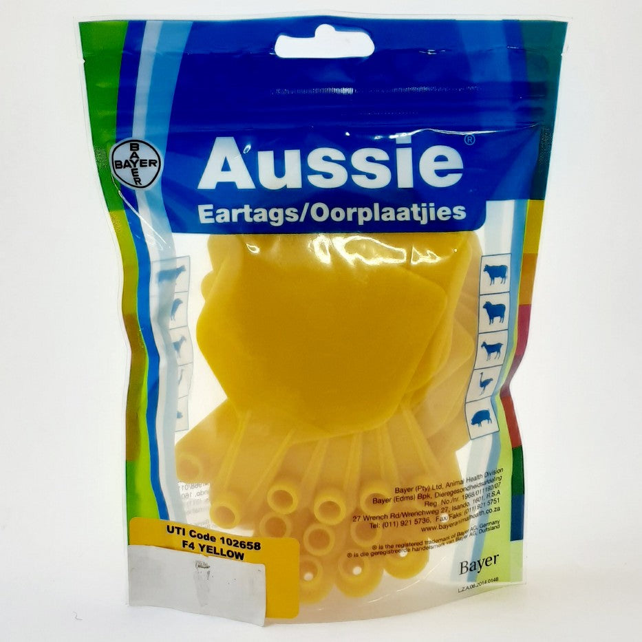Aussie Ear Tags-F4 (20 Pack)