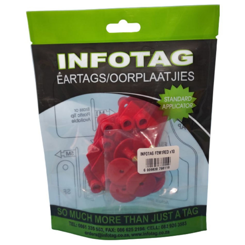 Infotag F2/M1 Red 10'S