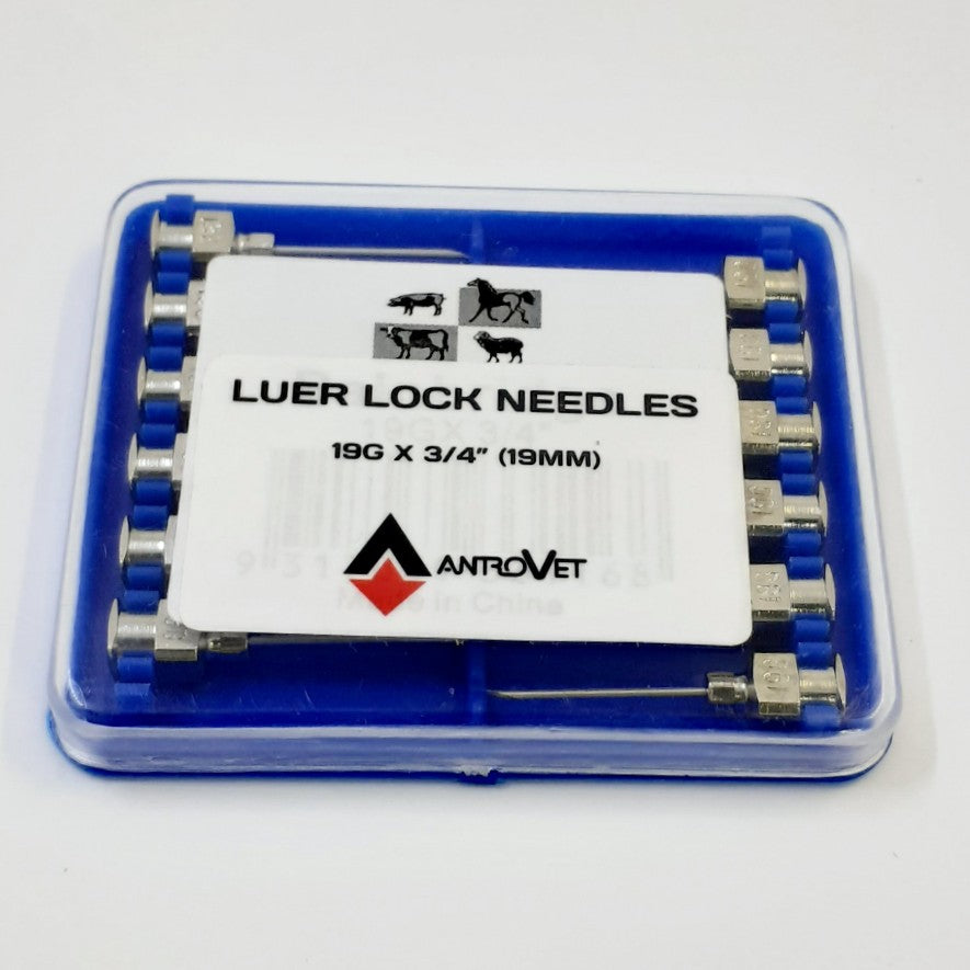 Antrovet Luer Needles 19G X3/4 inch