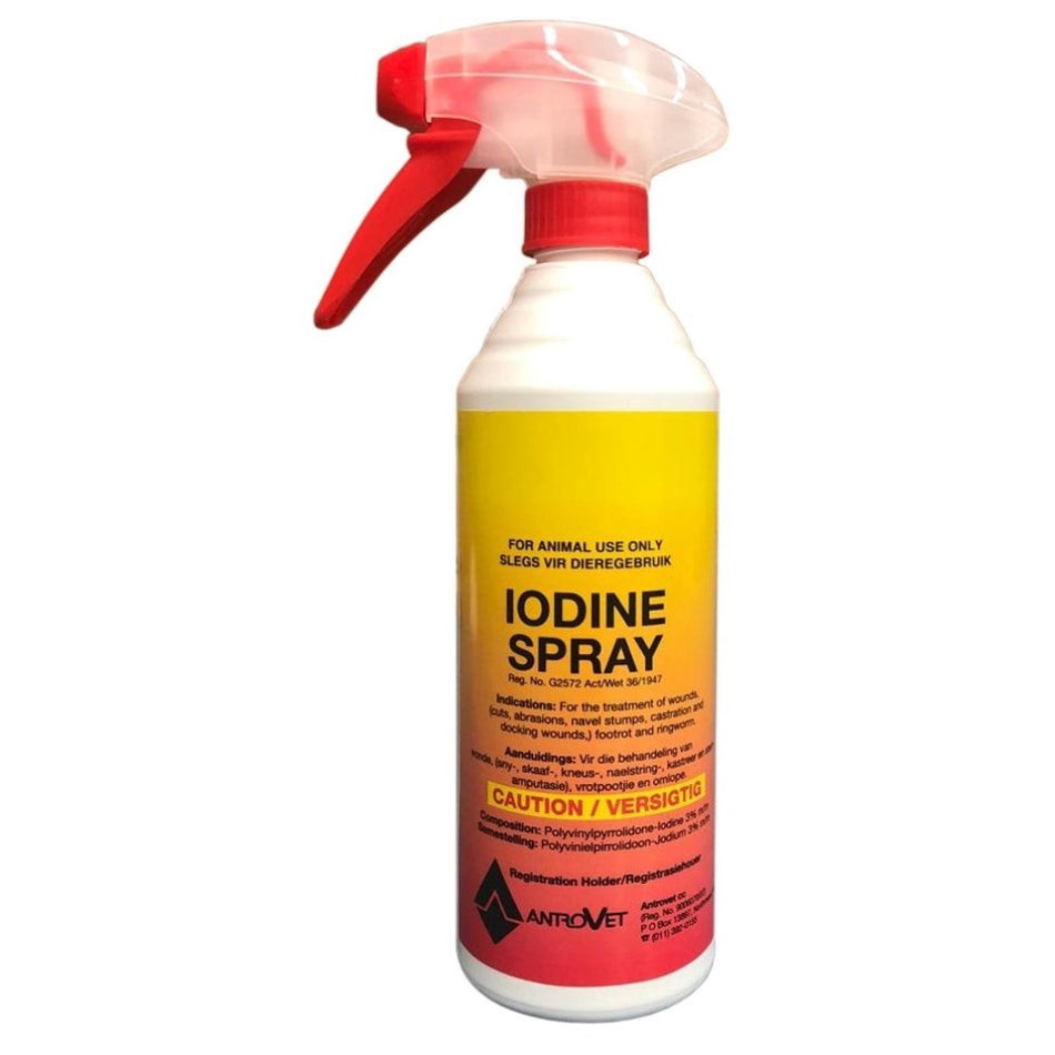 Antrovet Iodine Woundspray 500ML