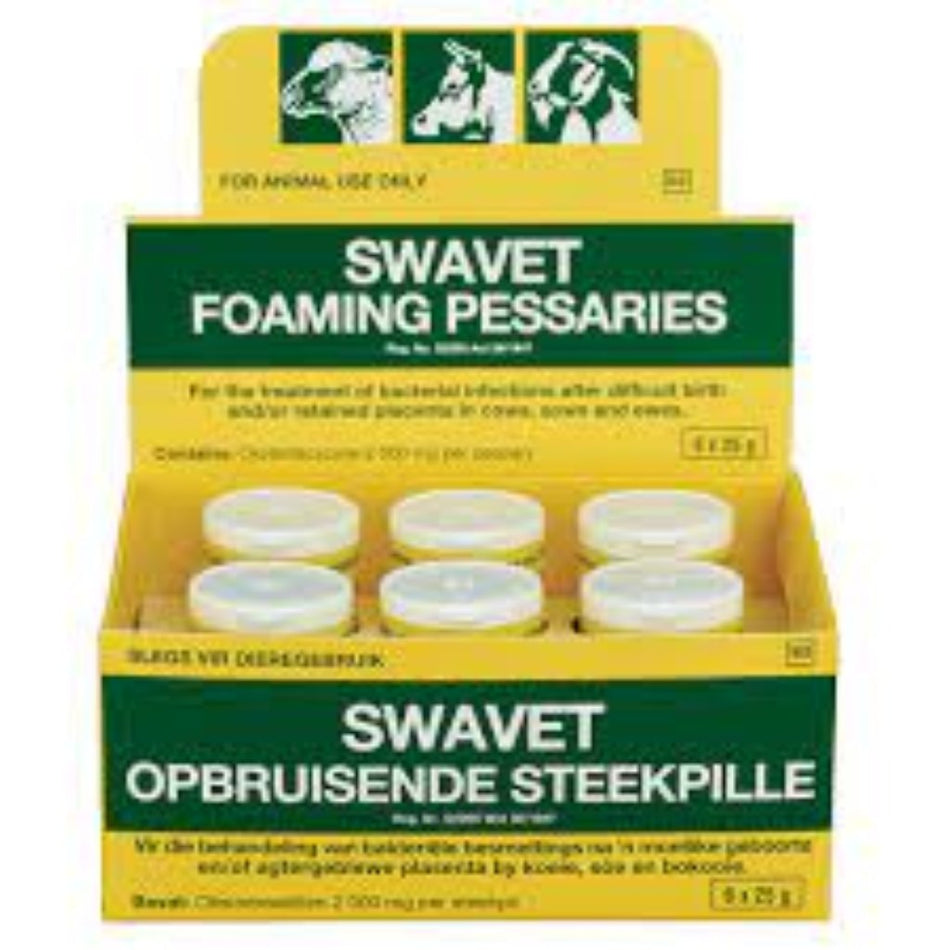 Swavet Foaming Pessaries 25G