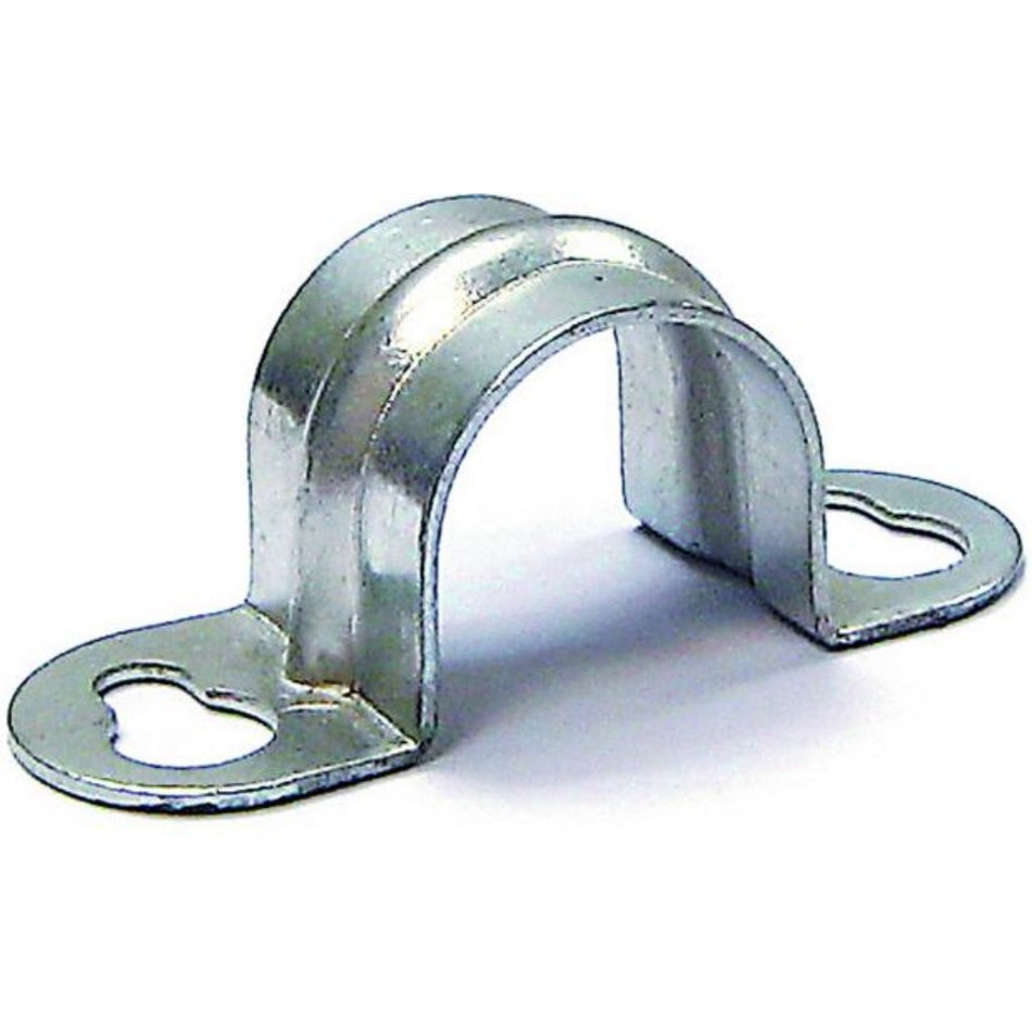 Saddle Galvanised Steel 20mm 10pc