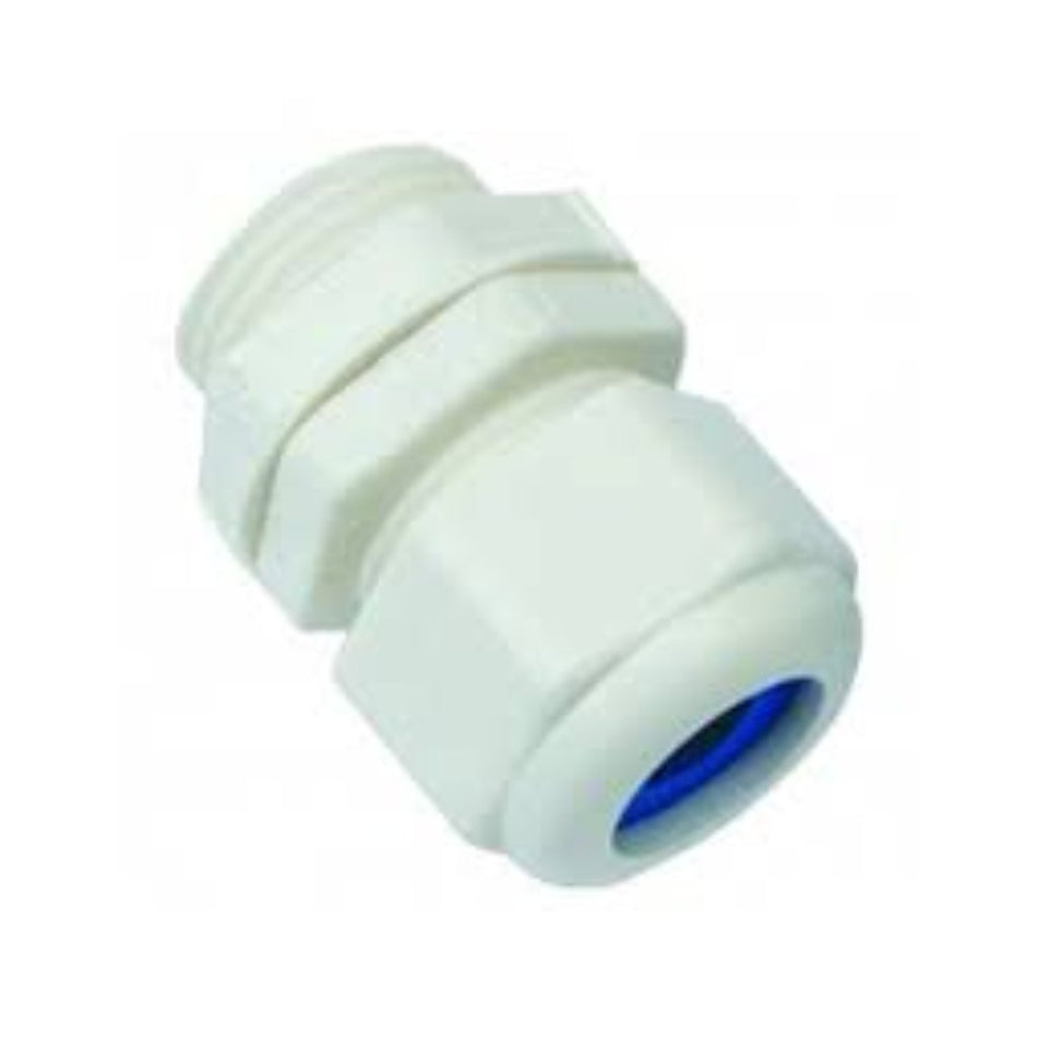 Pvc Gland Screw White 5pc No 1