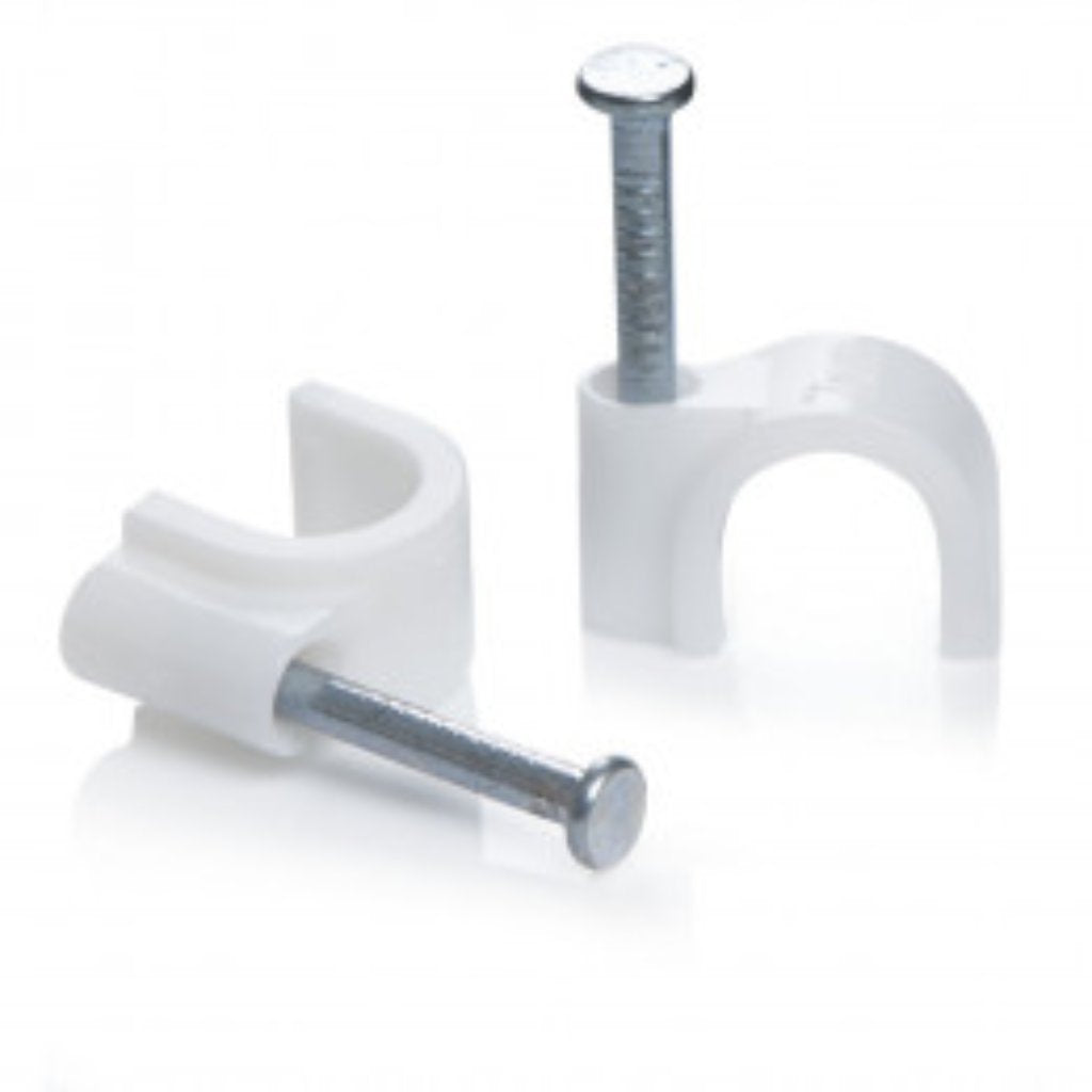Cable Clips Round 10pc 20mm