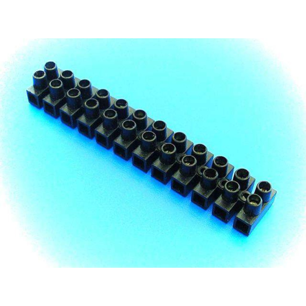 Strip Connector Black 3A