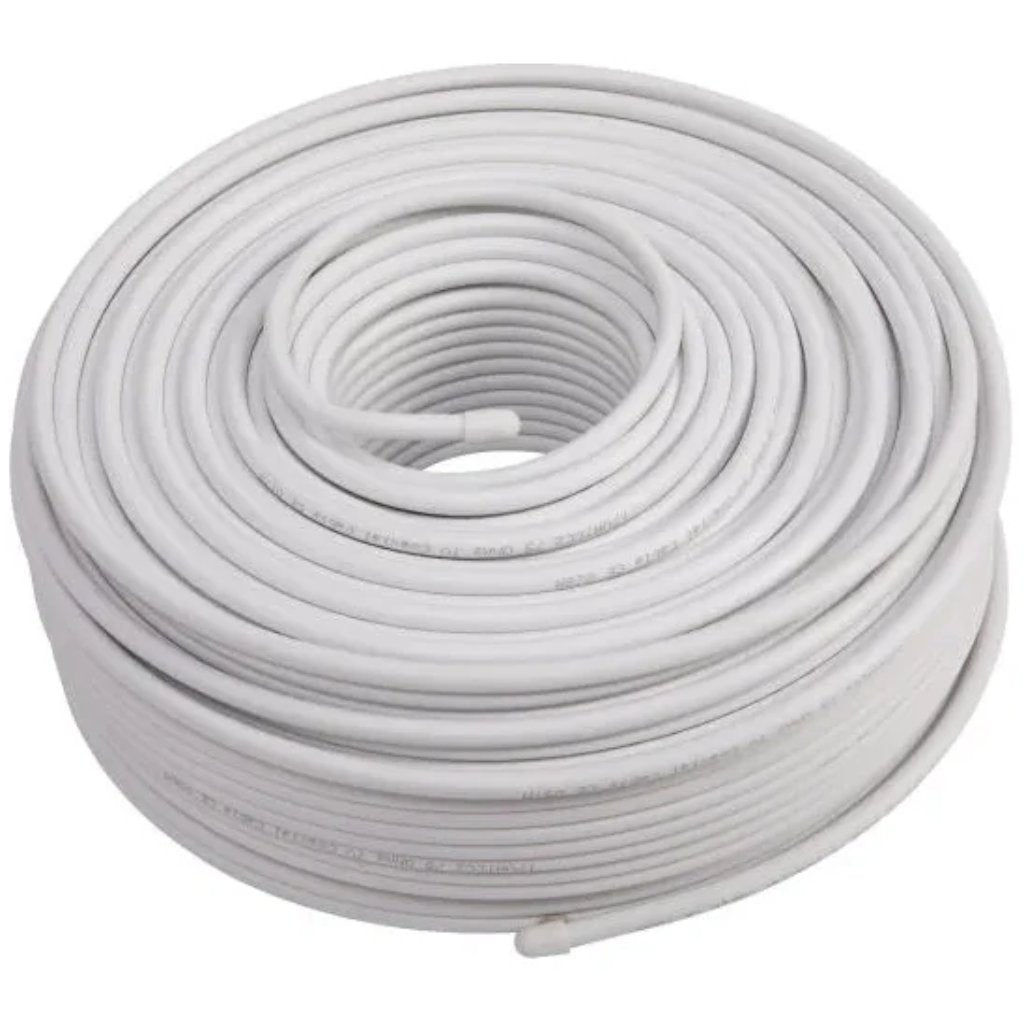 Cable RG6 Univ L/Loss White 20m -