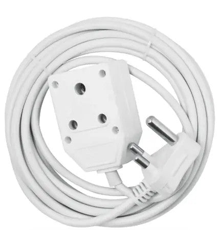 Extension Lead  White Double Janus 10mx1.0mm