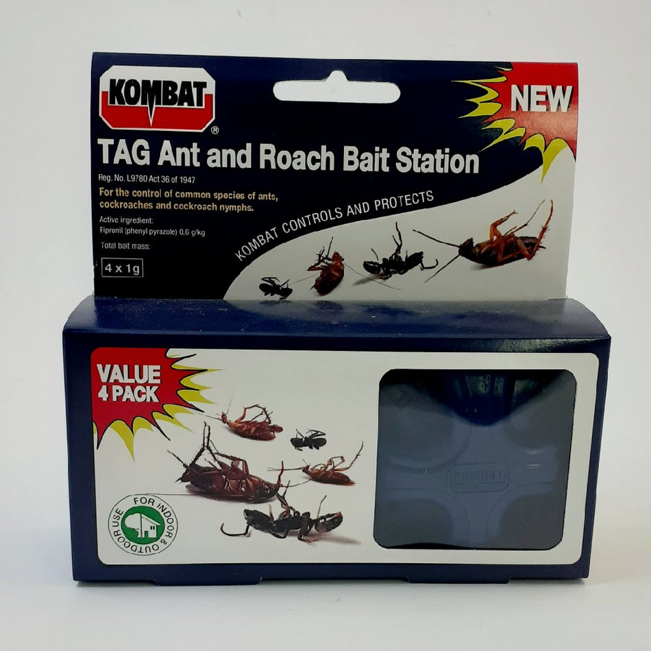 Kombat Tag Ant & Roach Bait Station 4's