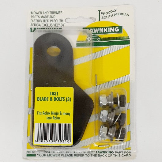 Lawnking Lawnmower Blades 3 And Bolts Ninja Rolux