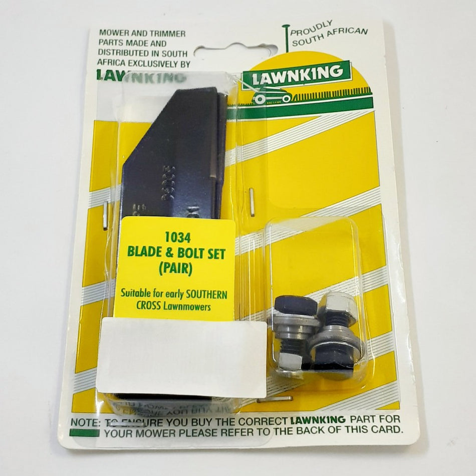 Lawnking Lawnmower Blade and Bolt Set Southern Cross