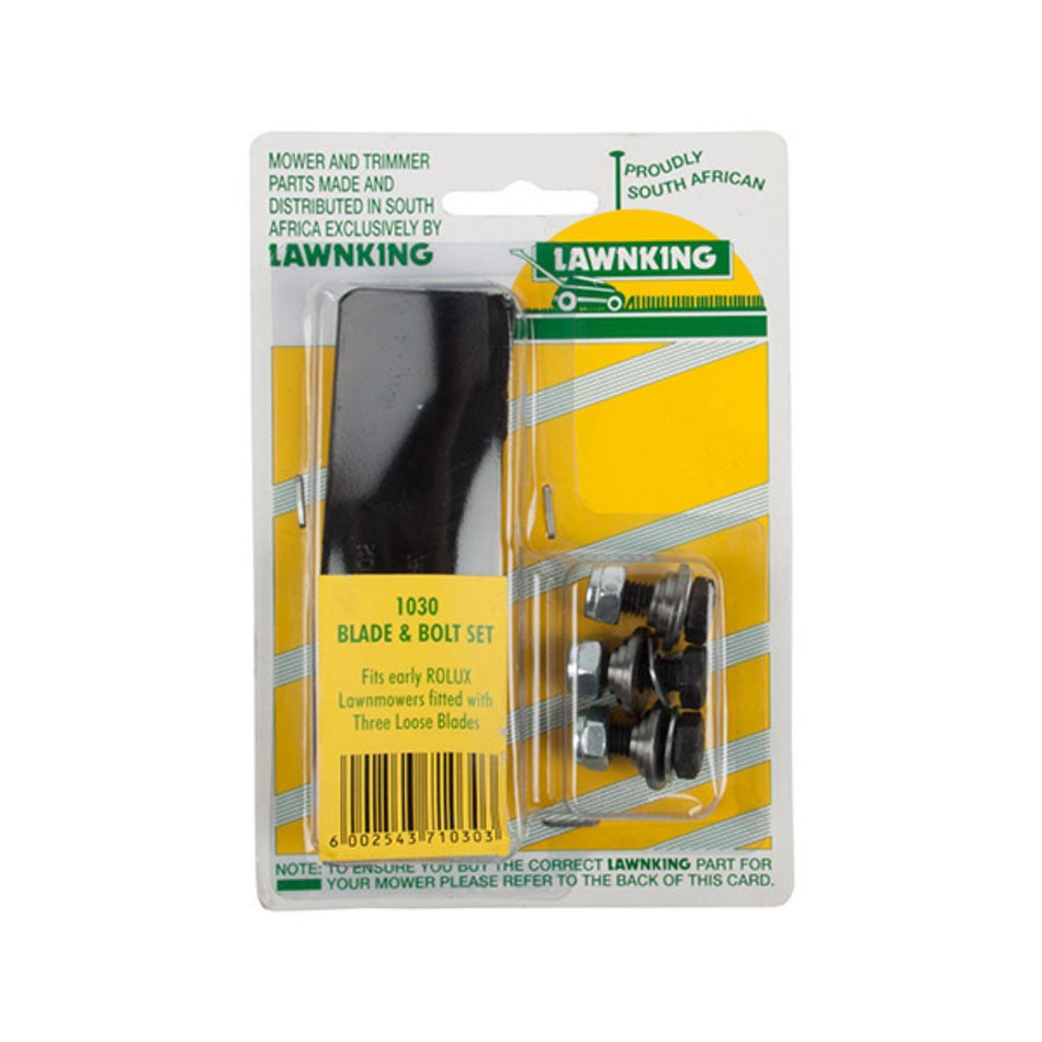 Lawnking Blade  3 Piece Fits Rolux