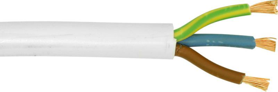 Cabtyre 3 core Black Per Meter 1.5mm