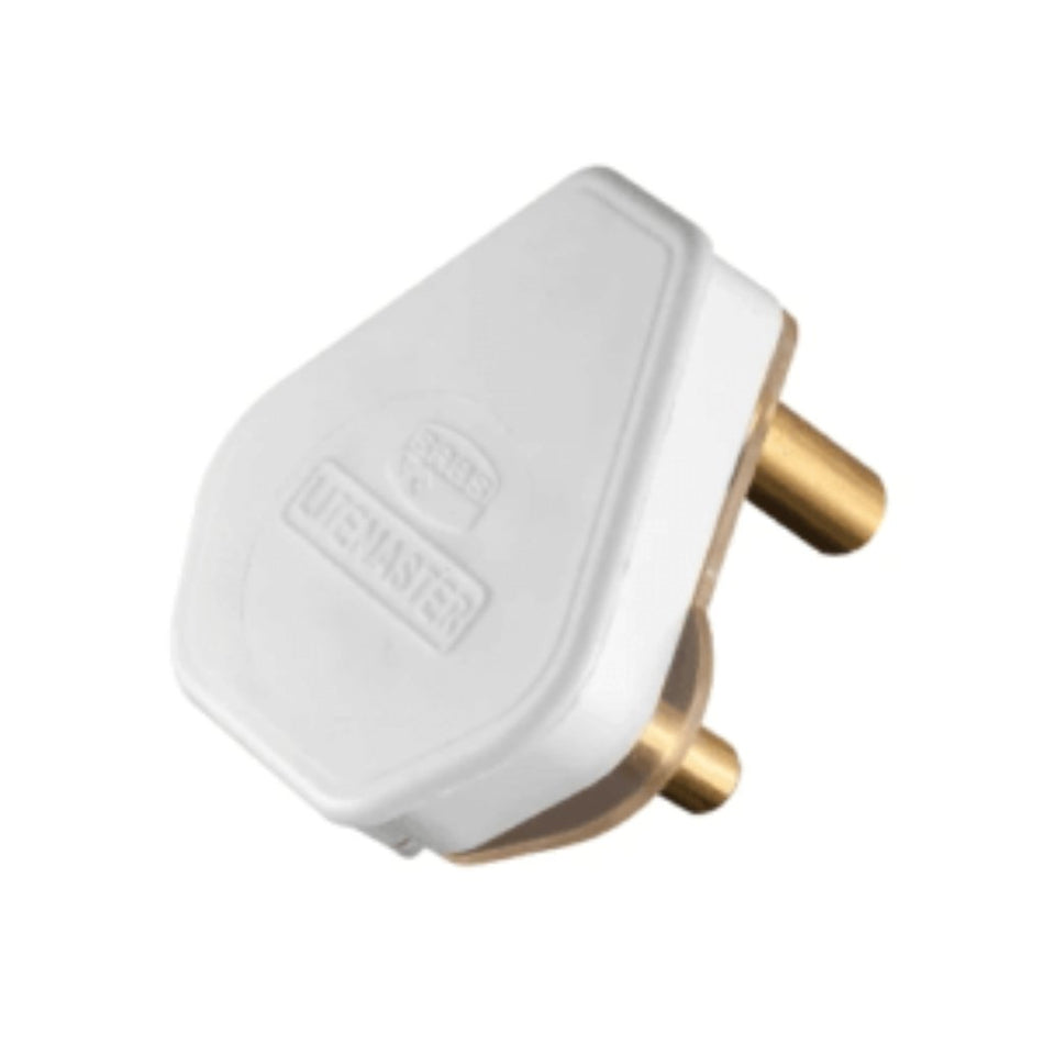 Plugtop White 3pin 16A