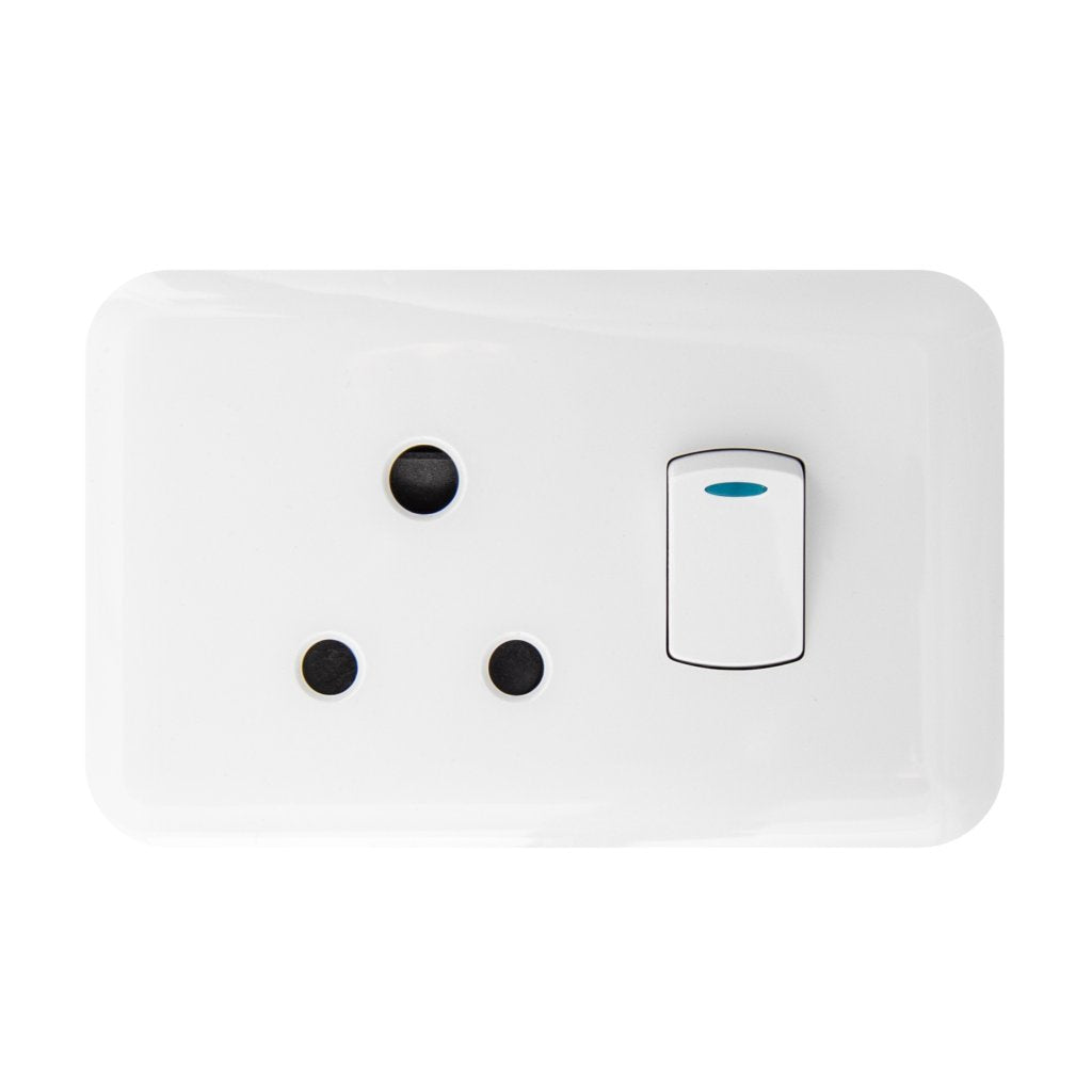 Rectangular Wall Socket Wall Socket 100x50 - 16A PVC – NWK Shop