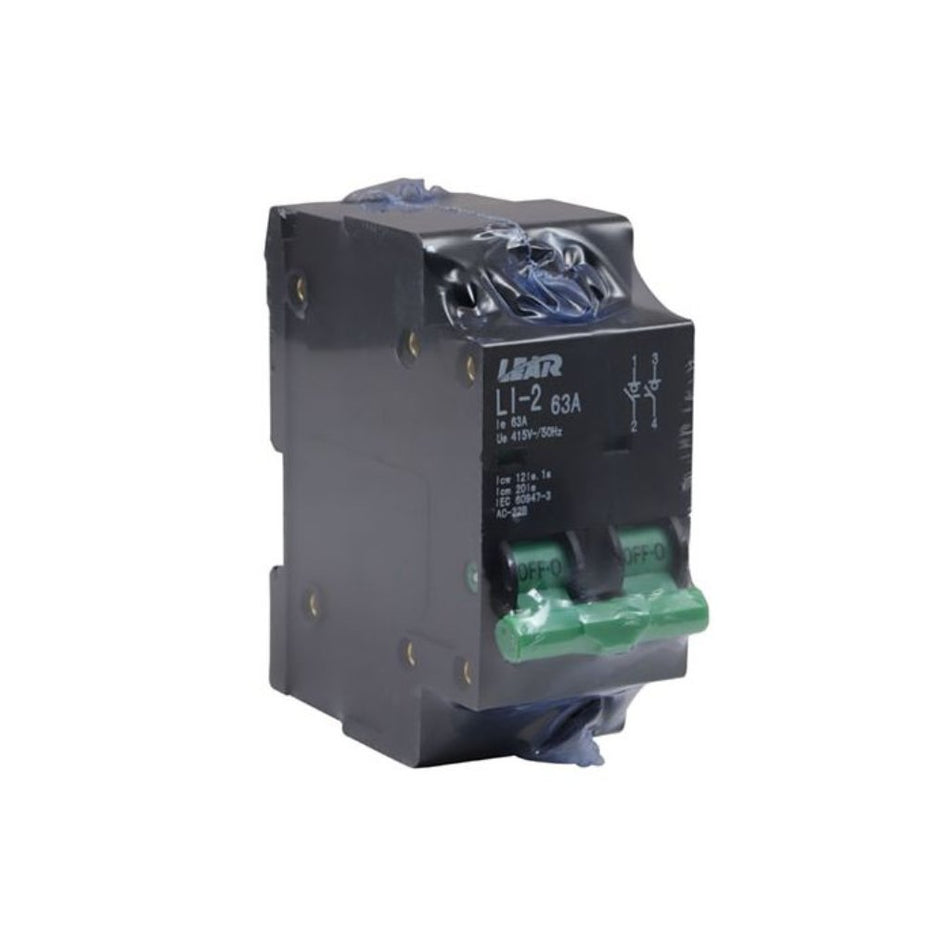 Isolator 2 Pole L12-63AB 63AMP
