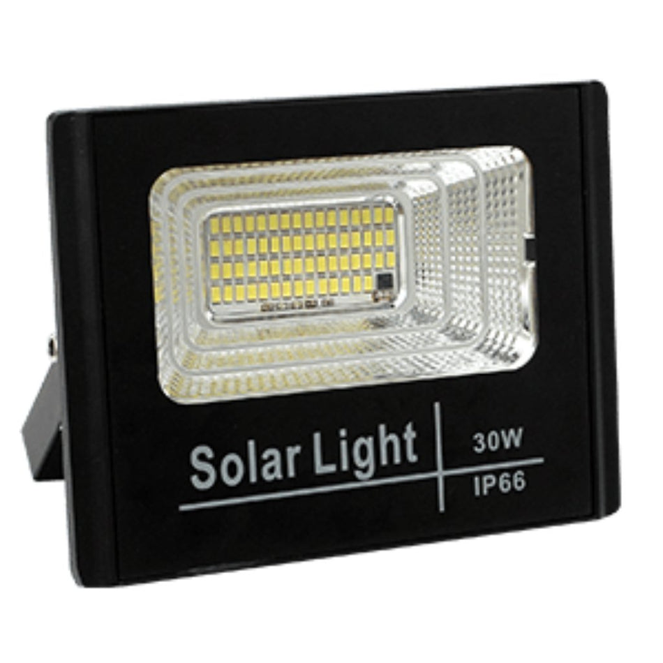 Flood Light Genstar LED Solar + Panel 6500k 2400lm 30w