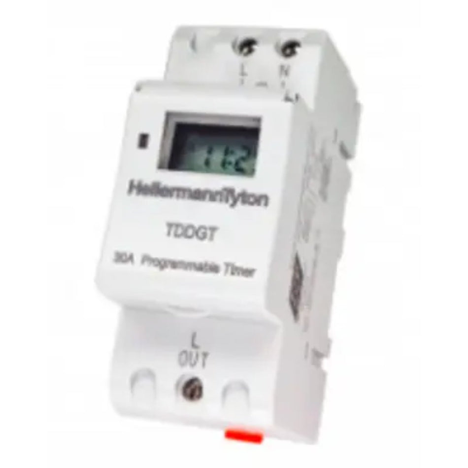 Timer Digital 7 Day 30A Geyser Din Rail Mounted