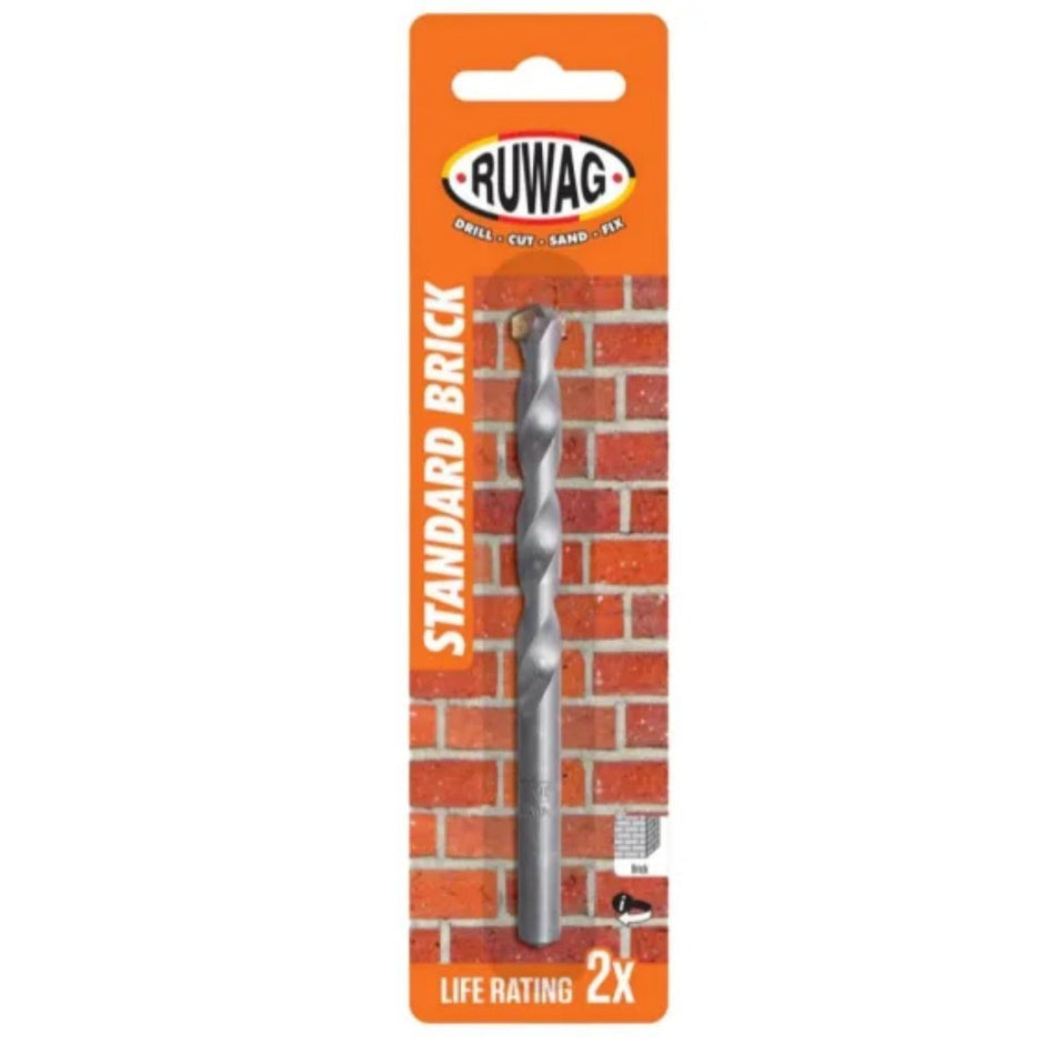 Ruwag Drill Bit Standard Brick Carded 7.5mm