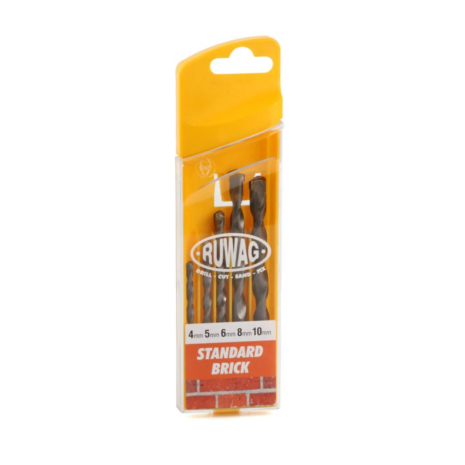 Ruwag Drill Bit Set Standard Brick 5pc