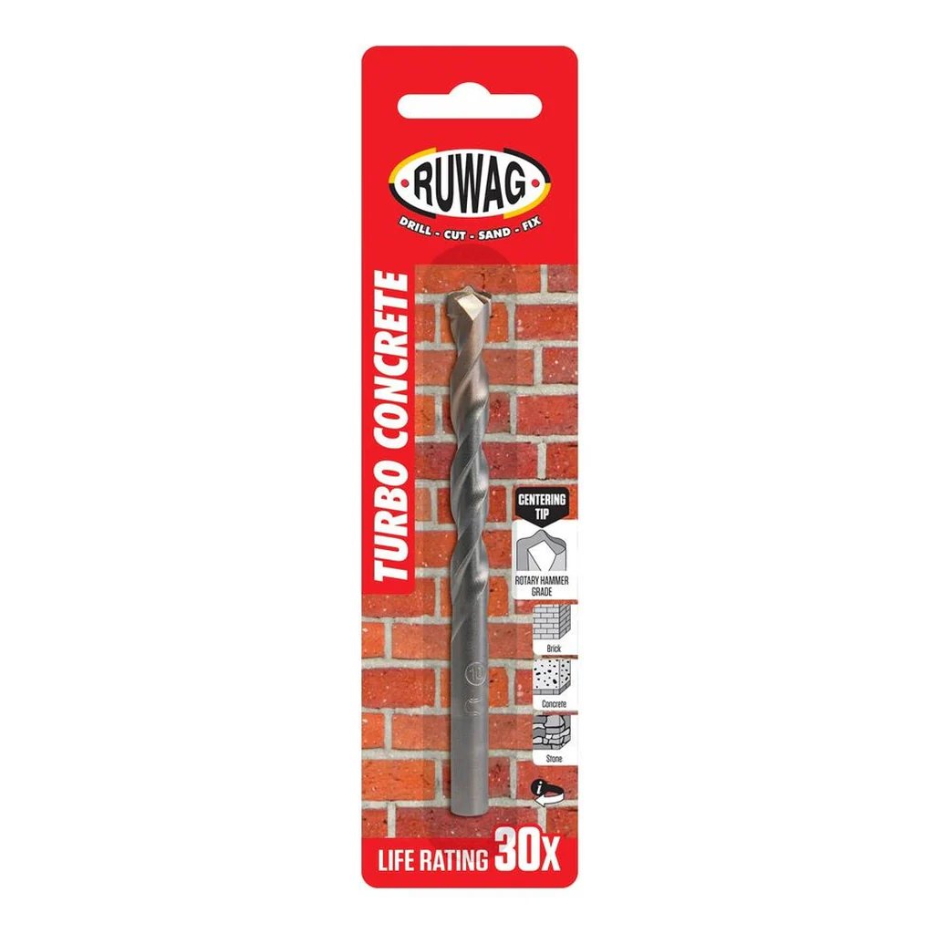 Ruwag Drill Bit Turbo Concrete Each 14.00mm