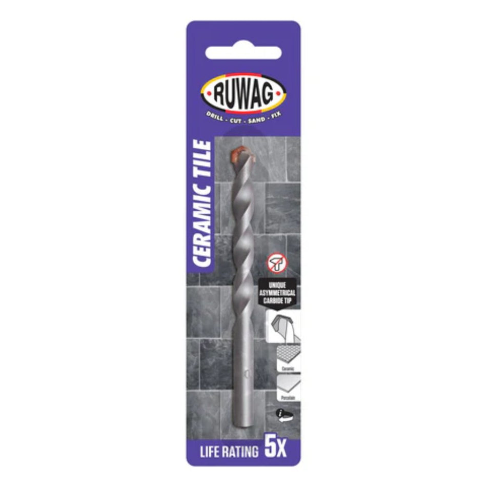 Ruwag Drill Bit Ceramic Tile Carded