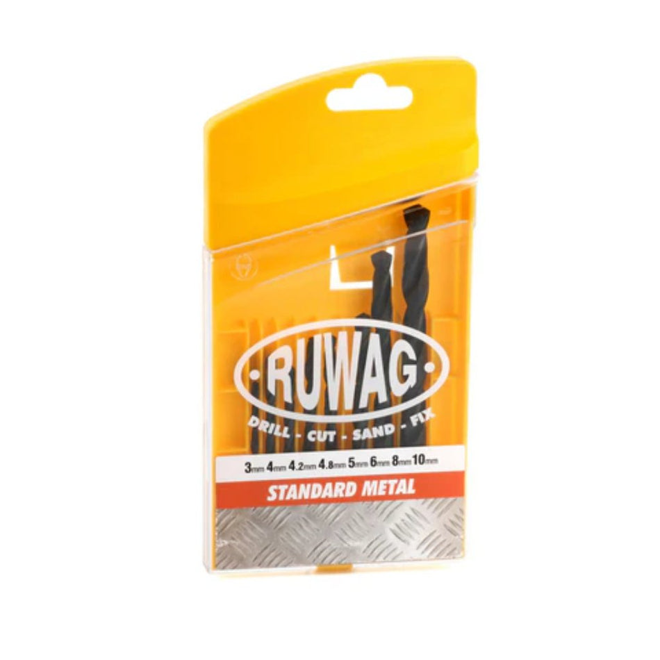 Ruwag Drill Bit Set Standard Metal 8pc